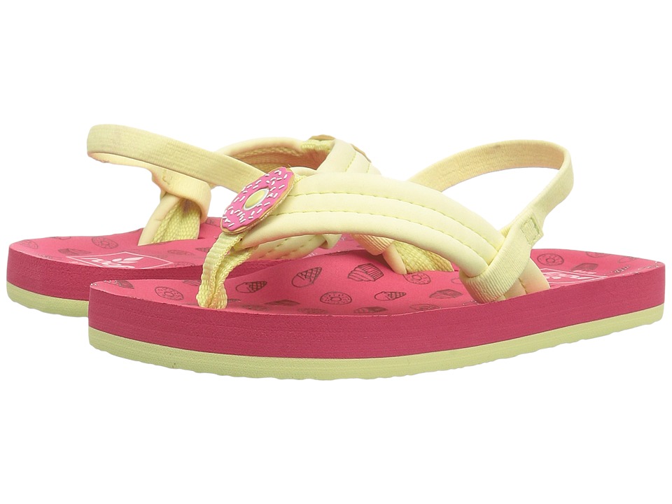 Reef Kids Little Ahi Scents (Infant/Toddler/Little Kid/Big Kid) (Donuts) Girls Shoes