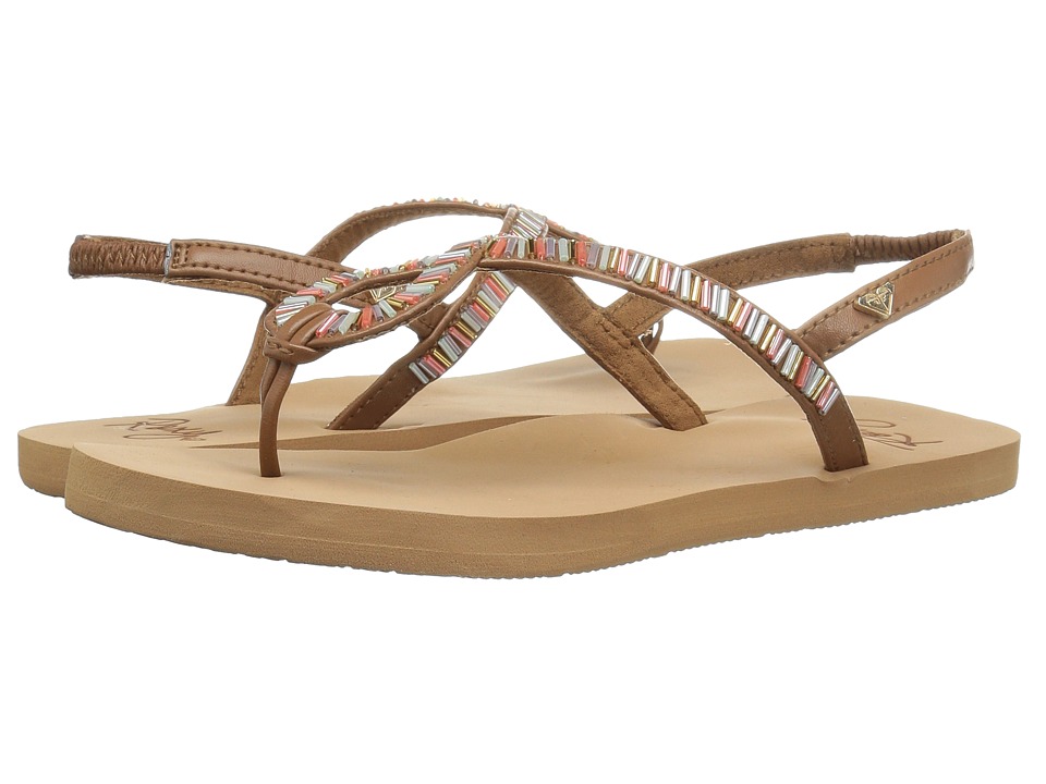 Roxy Kids Hale (Little Kid/Big Kid) (Tan) Girls Shoes