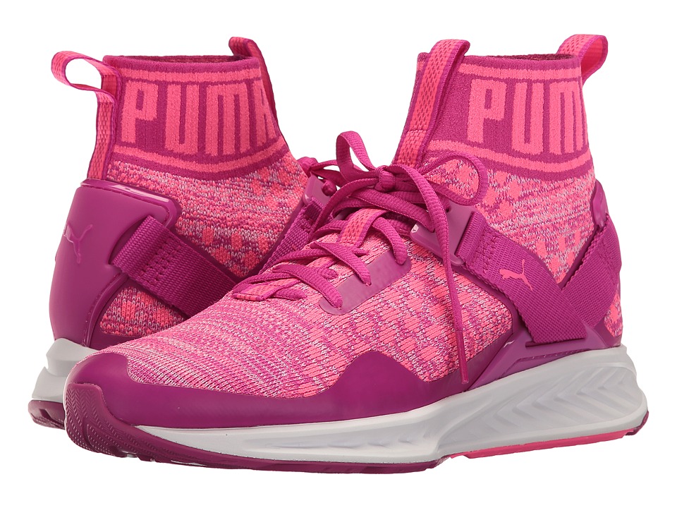 Puma Kids Ignite Evoknit Jr (Big Kid) (Ultra Magenta/Knockout Pink) Girls Shoes