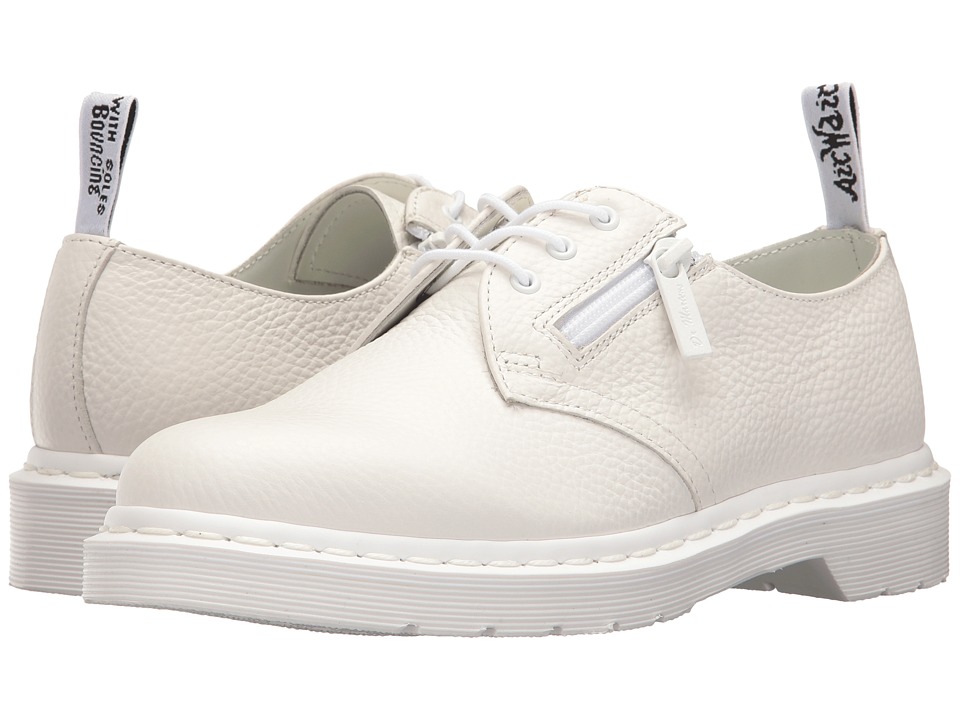 Dr. Martens 1461 w/ Zip (White Aunt Sally) Women