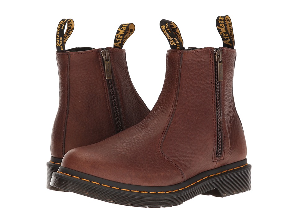 Dr. Martens 2976 w/ Zips (Dark Brown Grizzly) Women