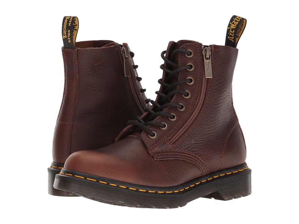 Dr. Martens Pascal w/ Zip (Dark Brown Grizzly) Women