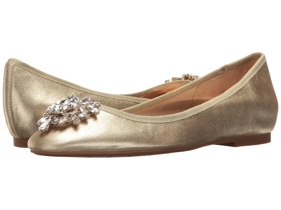 Badgley Mischka Bianca (Platino Metallic Suede) Women
