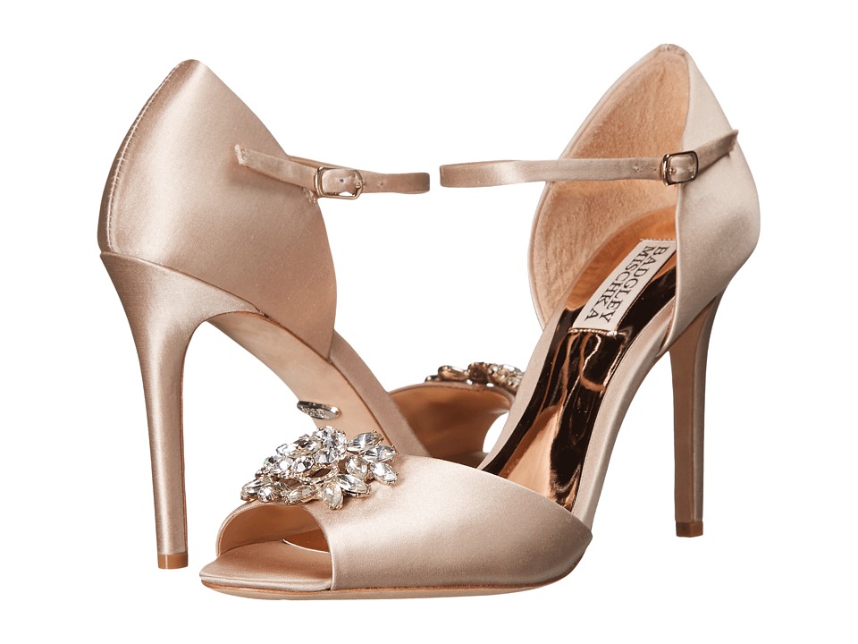 Badgley Mischka Bandera (Nude Satin) High Heels