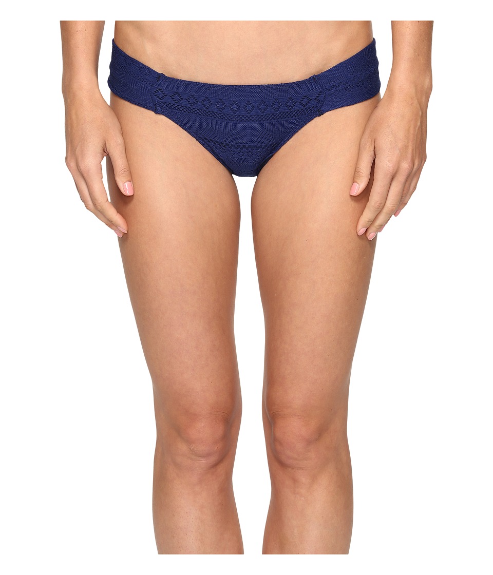 Roxy - Drop Diamond Base Girl Bikini Bottom (Blue Depths) Women