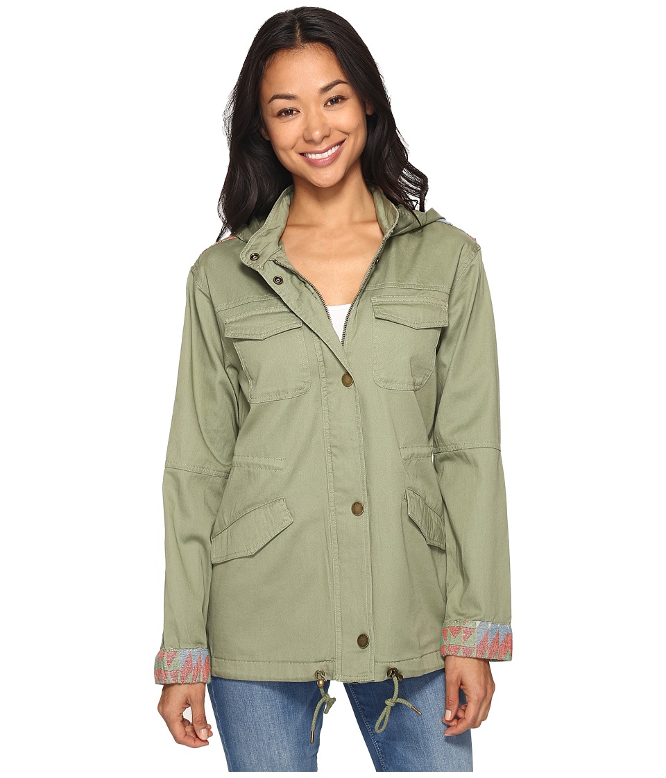 Roxy - Sultanis Military Jacket (Oil Green) Women