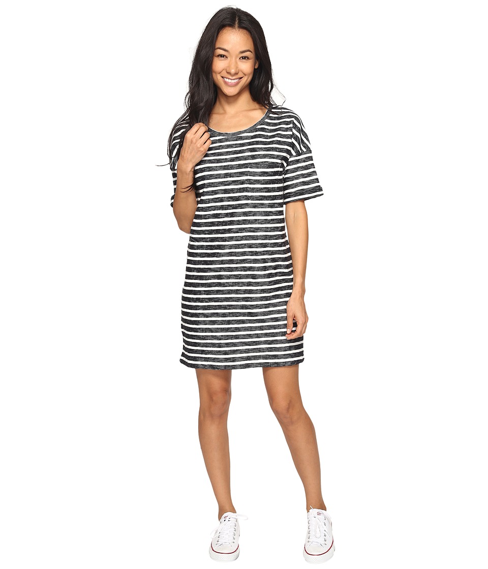 Roxy - Get Together T-Shirt Dress (Anthracite Friday Stripe) Women