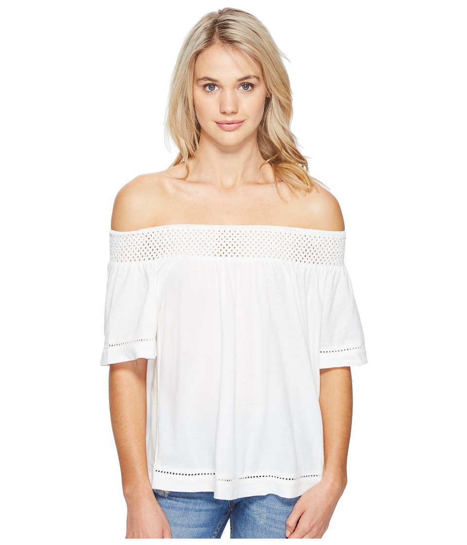Roxy - Hey Tonight Cold Shoulder Top (Marshmallow) Women