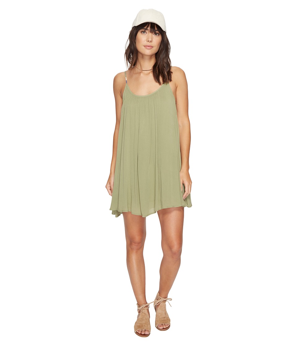 Roxy - Perpetual Dress (Oil Green) Women