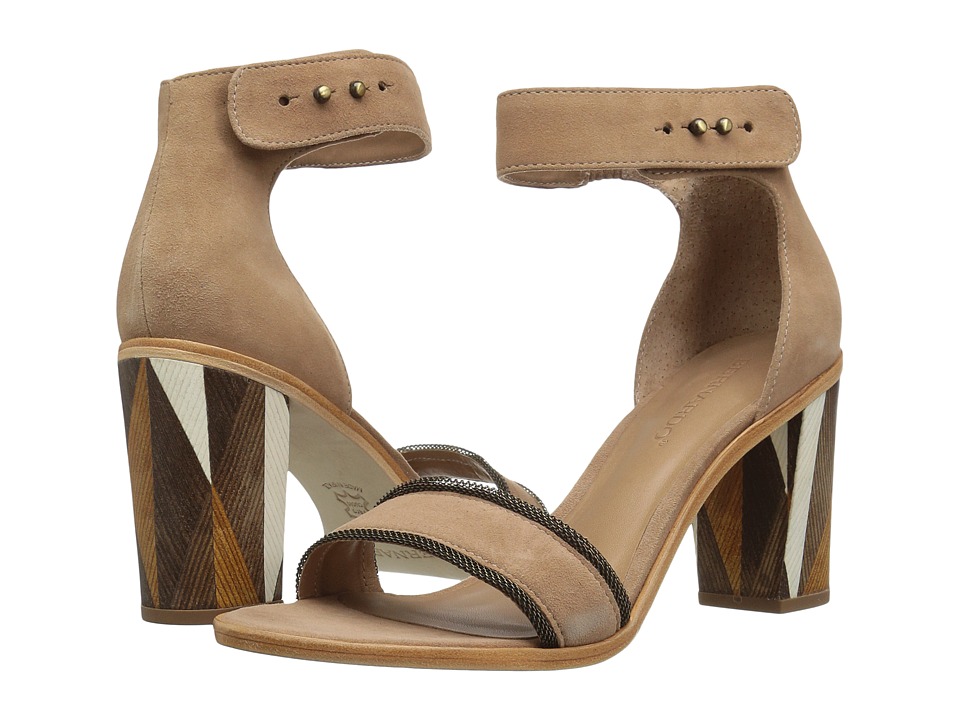 sand high heels