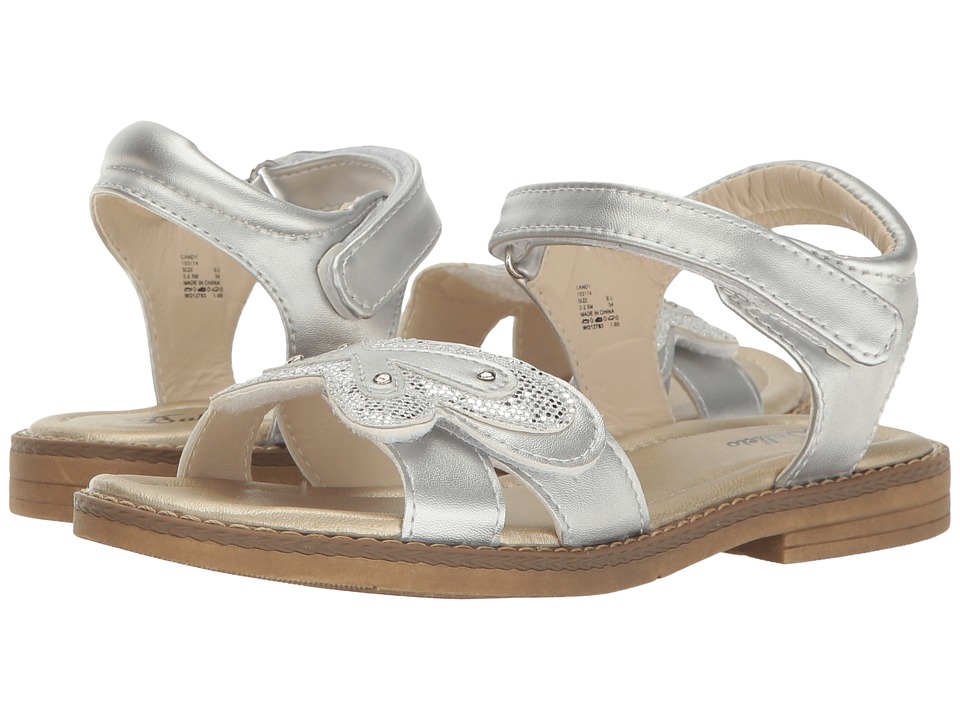 Jumping Jacks Kids Candy (Toddler/Little Kid) (Silver Metallic) Girls Shoes