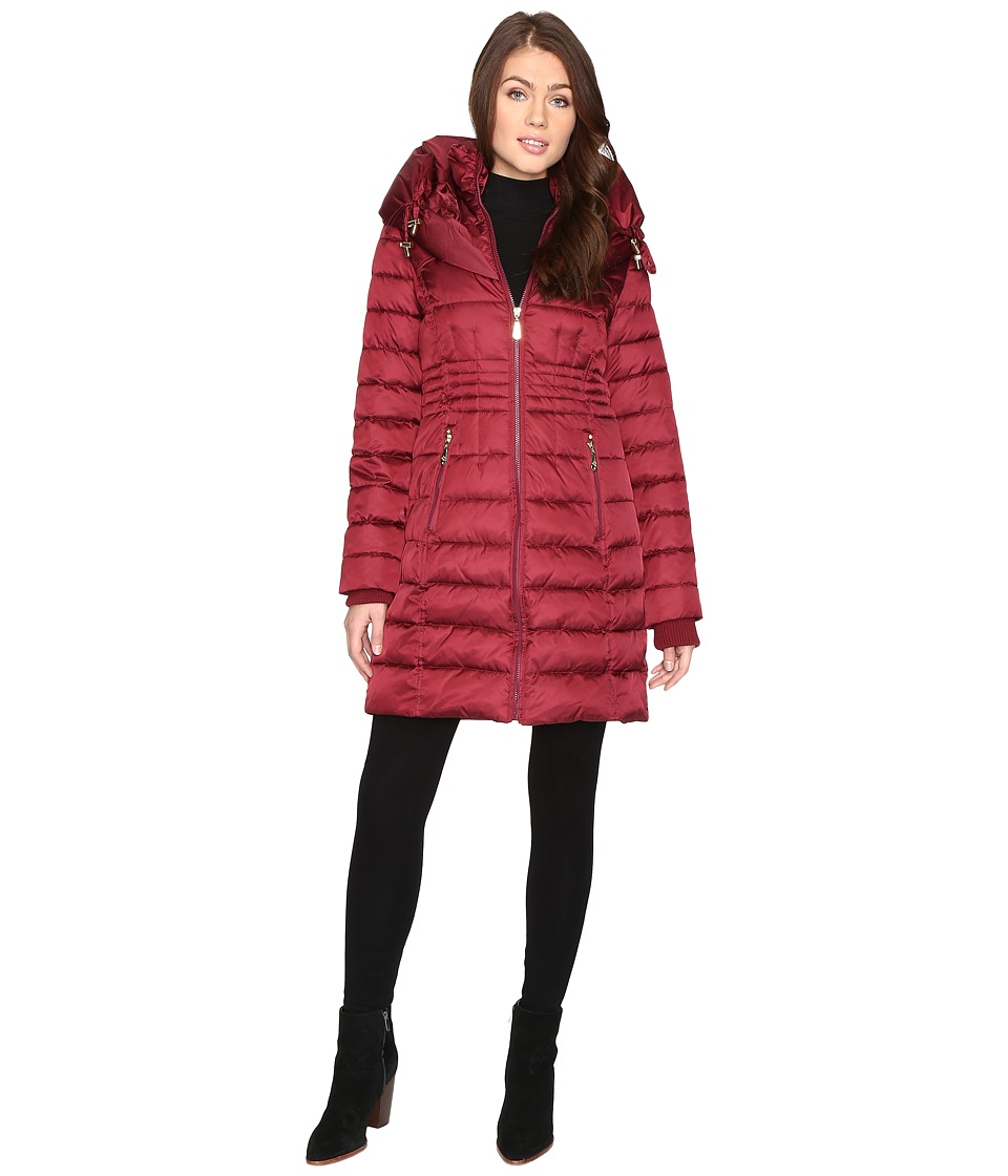 UPC 700770718449 Betsey Johnson Quilted Zip Puffer Ruby