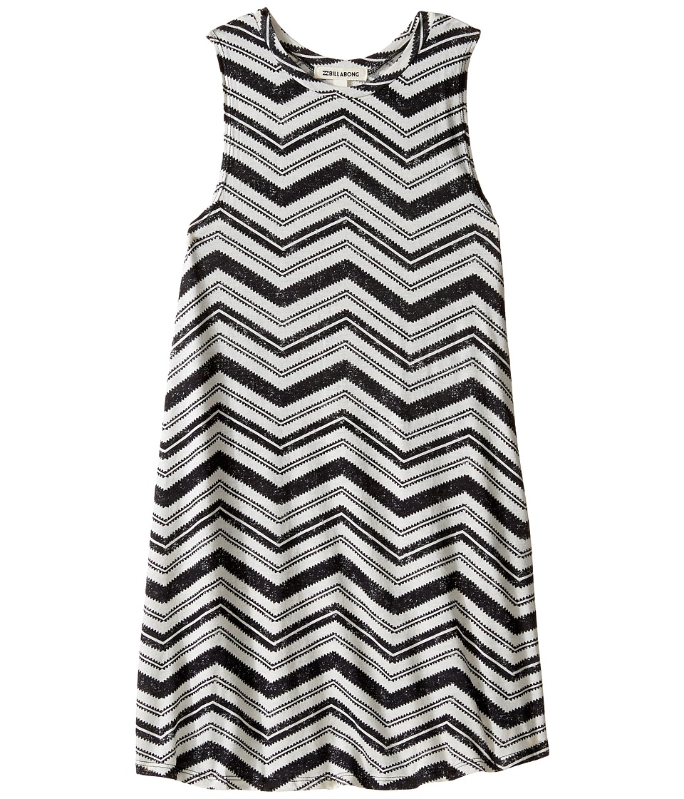 Billabong Kids Sticks and Stones Dress (Little Kids/Big Kids) (Black/White) Girl