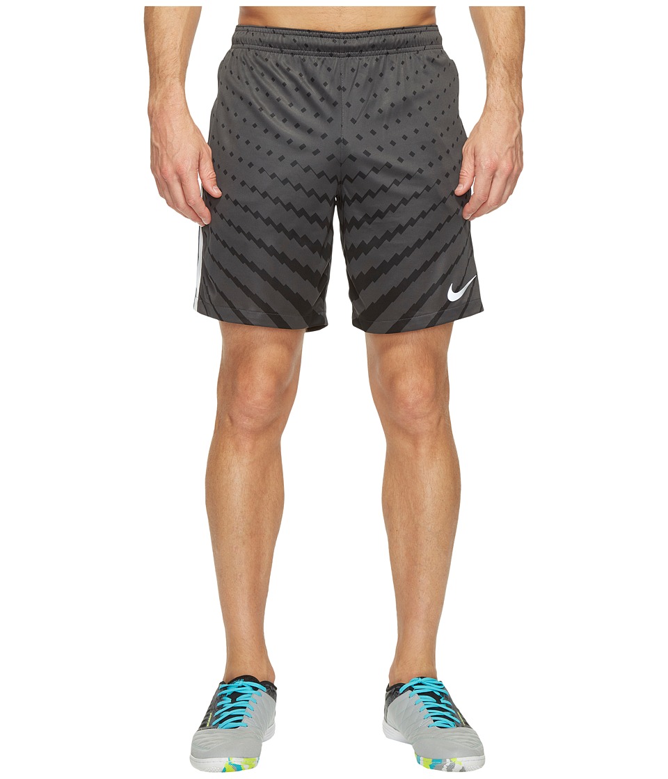 Nike Dry Squad Soccer Short (Anthracite/Black/White/Metallic Silver) Men