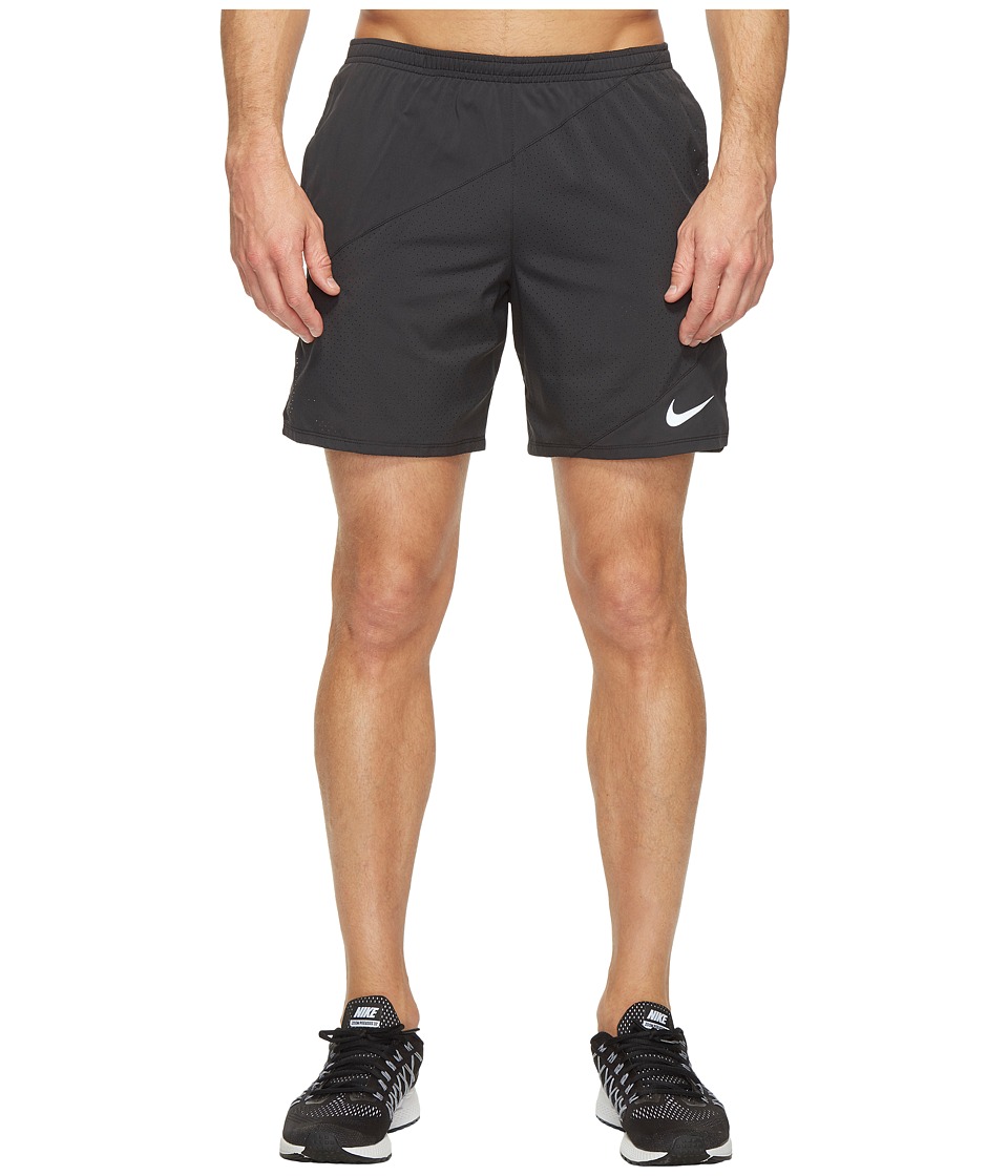 Nike Distance 7 Running Short (Black/Black) Men