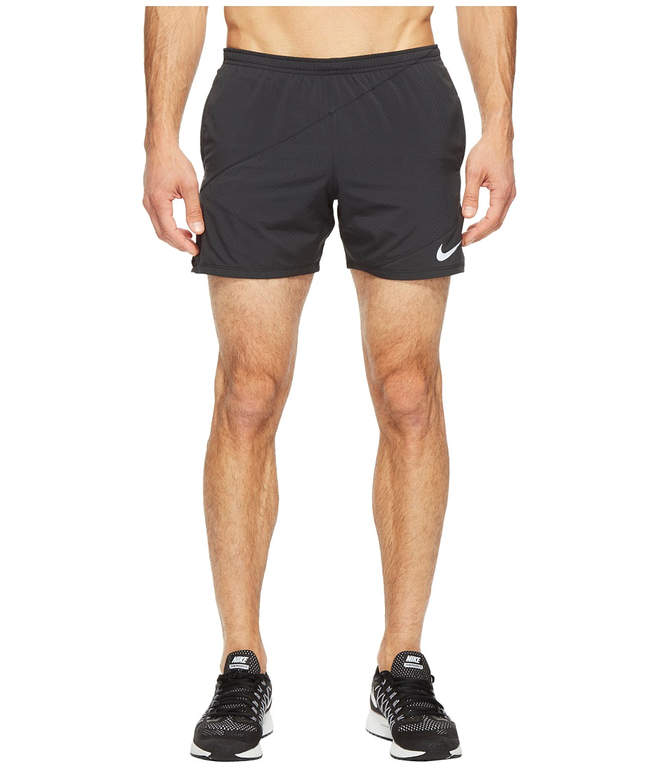 Nike Distance 5 Running Short (Black/Black) Men