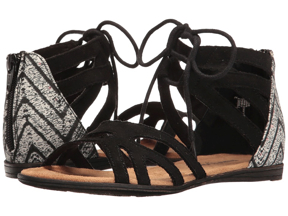 Minnetonka Kids Meri Sandal (Toddler/Little Kid/Big Kid) (Black) Girls Shoes