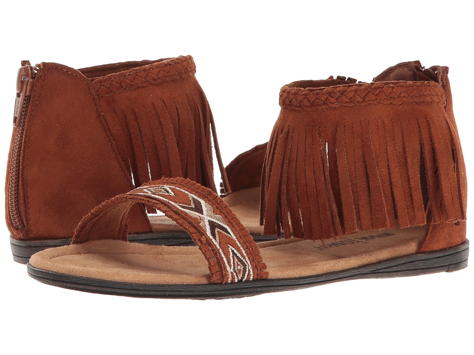 Minnetonka Kids Coco Sandal (Toddler/Little Kid/Big Kid) (Brown) Girls Shoes