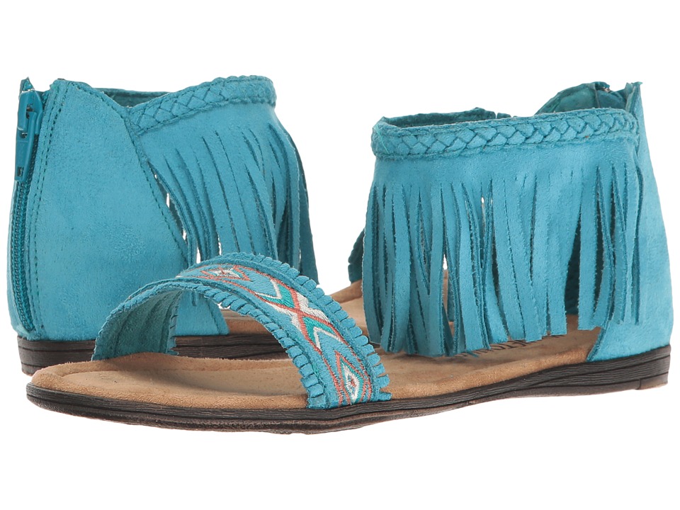 Minnetonka Kids Coco Sandal (Toddler/Little Kid/Big Kid) (Turquoise) Girls Shoes