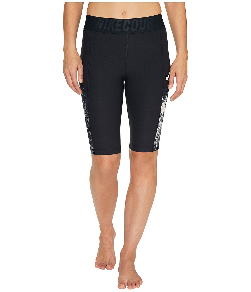 Nike Court Power 11 Tennis Short (Black/Black/White) Women