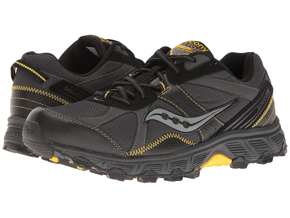 saucony black and yellow