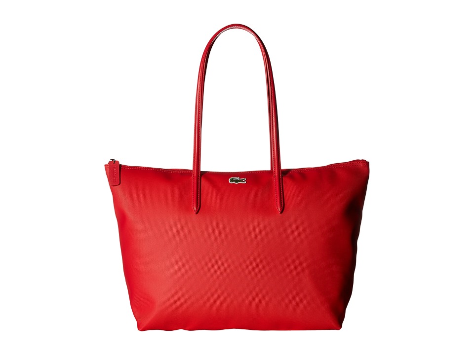 UPC 190391147283 product image for Lacoste - L.12.12 Concept Large Shopping Bag (High Risk Red) Tote Handbags | upcitemdb.com