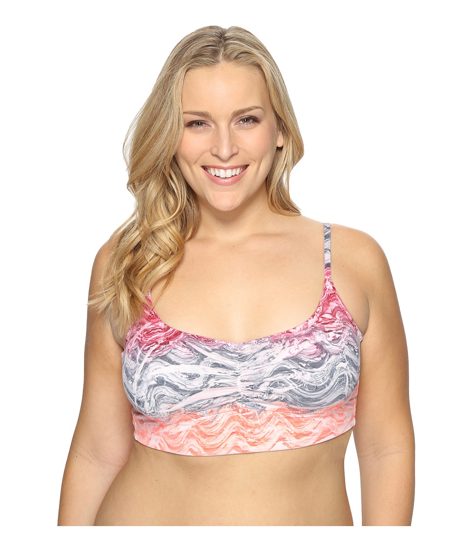 BECCA by Rebecca Virtue Plus Size Cosmic Bralette Top (Persimmon) Women