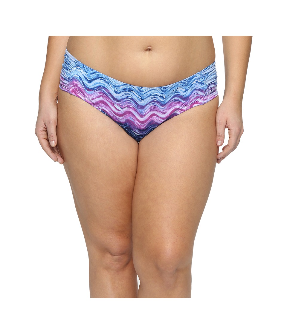 BECCA by Rebecca Virtue Plus Size Cosmic Hipster Bottoms (Water) Women
