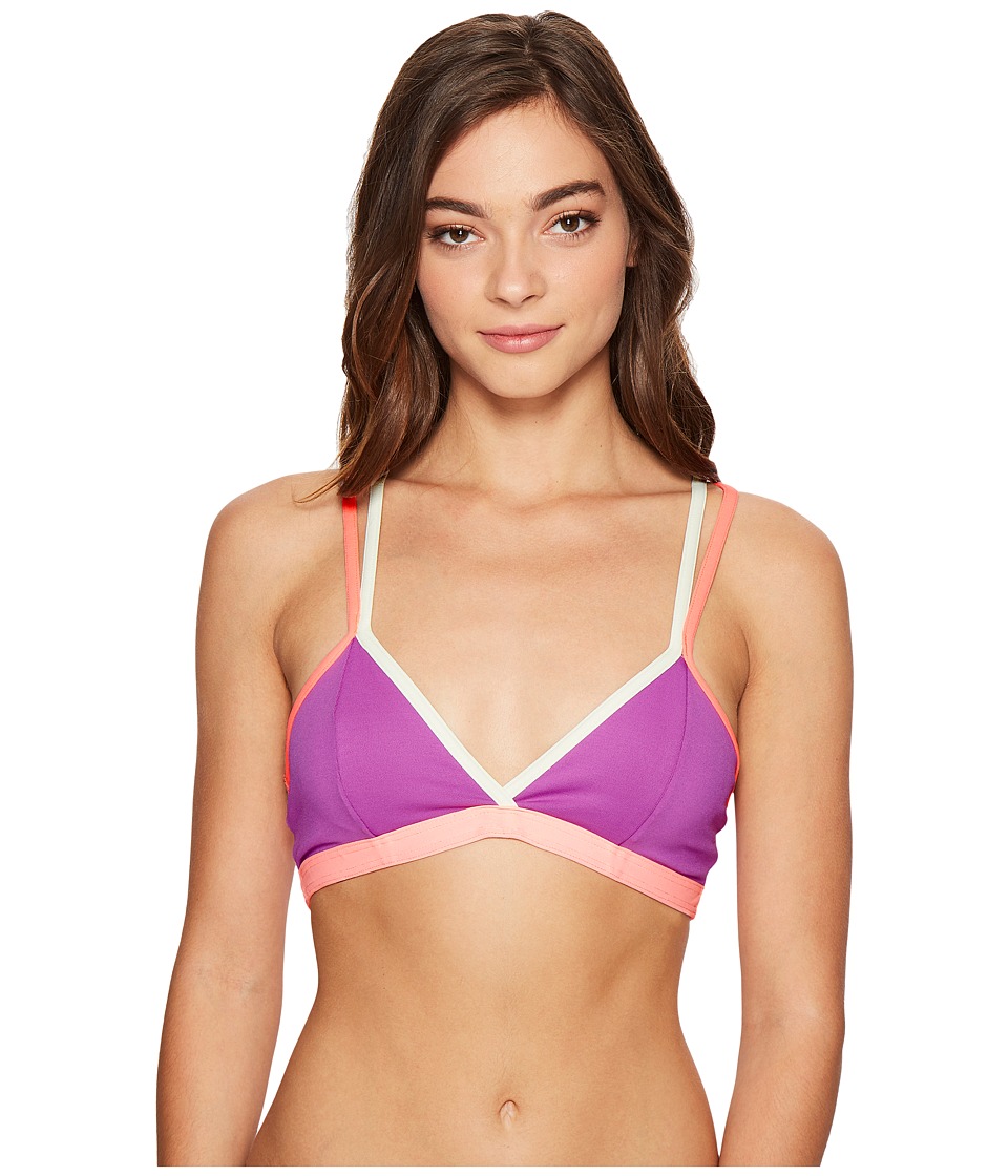 Maaji Mulberry Cocktail Fixed Triangle Top w/o Soft Cups (Purple) Women