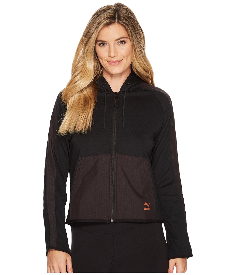 PUMA Evo T7 Full Zip Hoodie (PUMA Black) Women