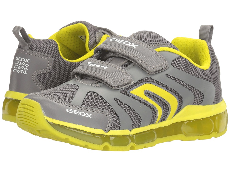 Geox Boys Jr Snake2.1 Sneakers - Breathable Leather Kids Shoes With Hook & Loop Strap - View #7