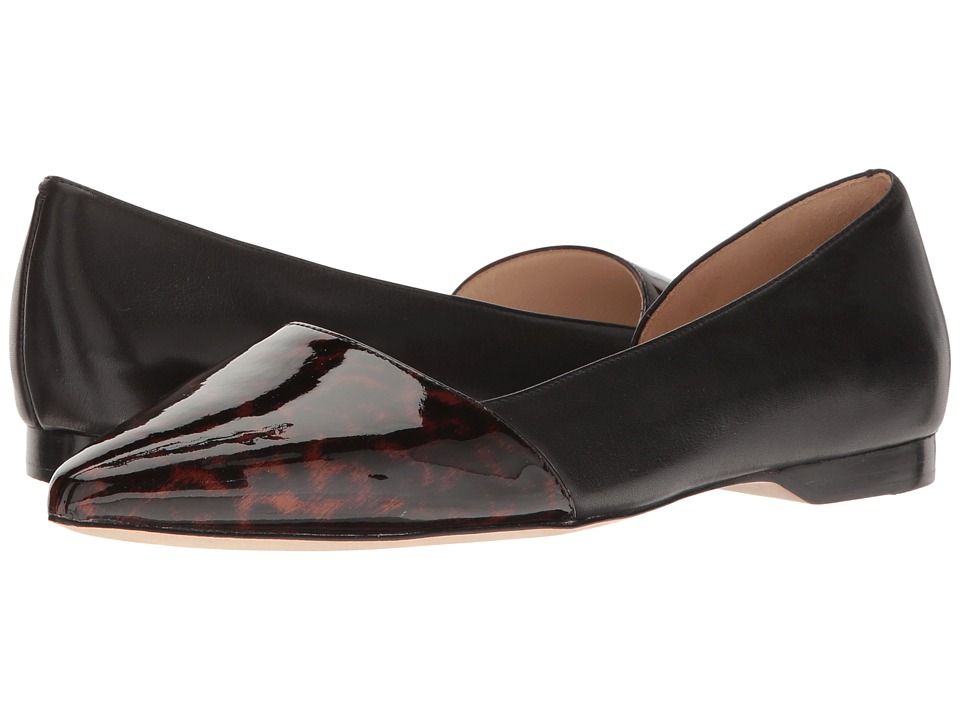 Cole Haan Amalia Skimmer (Brown/Tortoise/Black Patent) Women