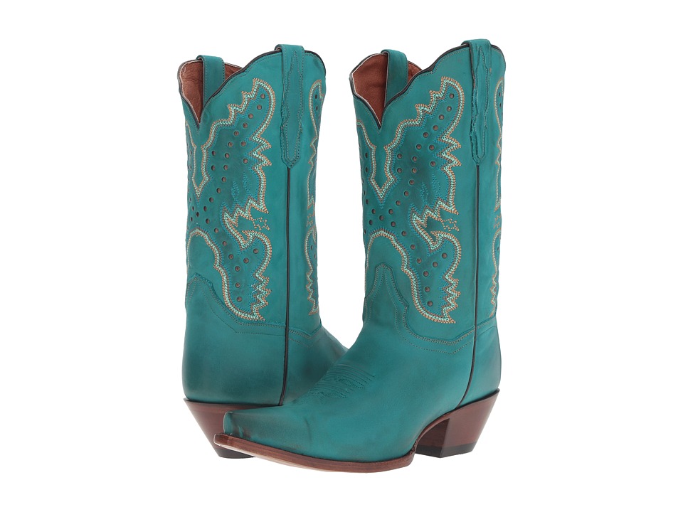 Dan Post Arin (Turquoise/Blue Snip Toe) Cowboy Boots