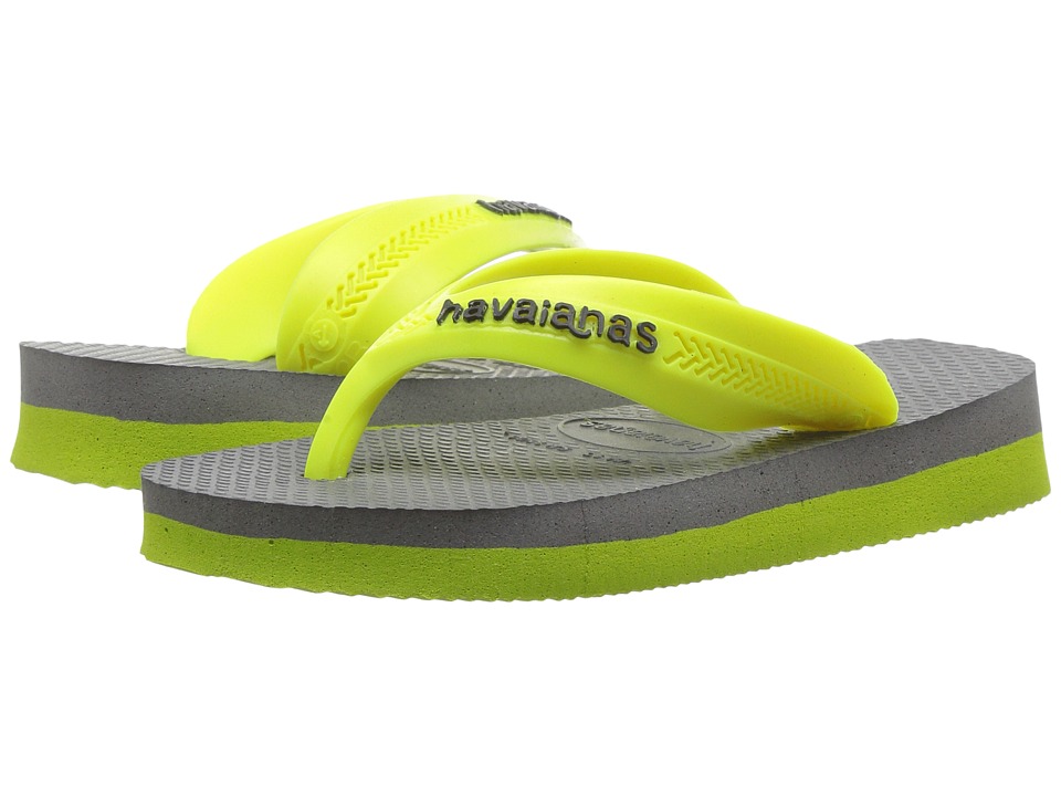 Havaianas Kids Max (Toddler/Little Kid/Big Kid) (Steel Grey) Boys Shoes