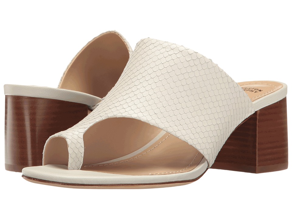 Johnston & Murphy Kelsey (Off-White Laser Cut Snake Print) Women
