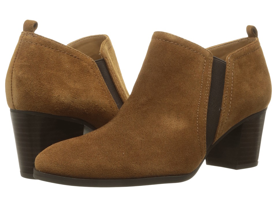 Franco Sarto Banner (Cognac Velour Suede) Women