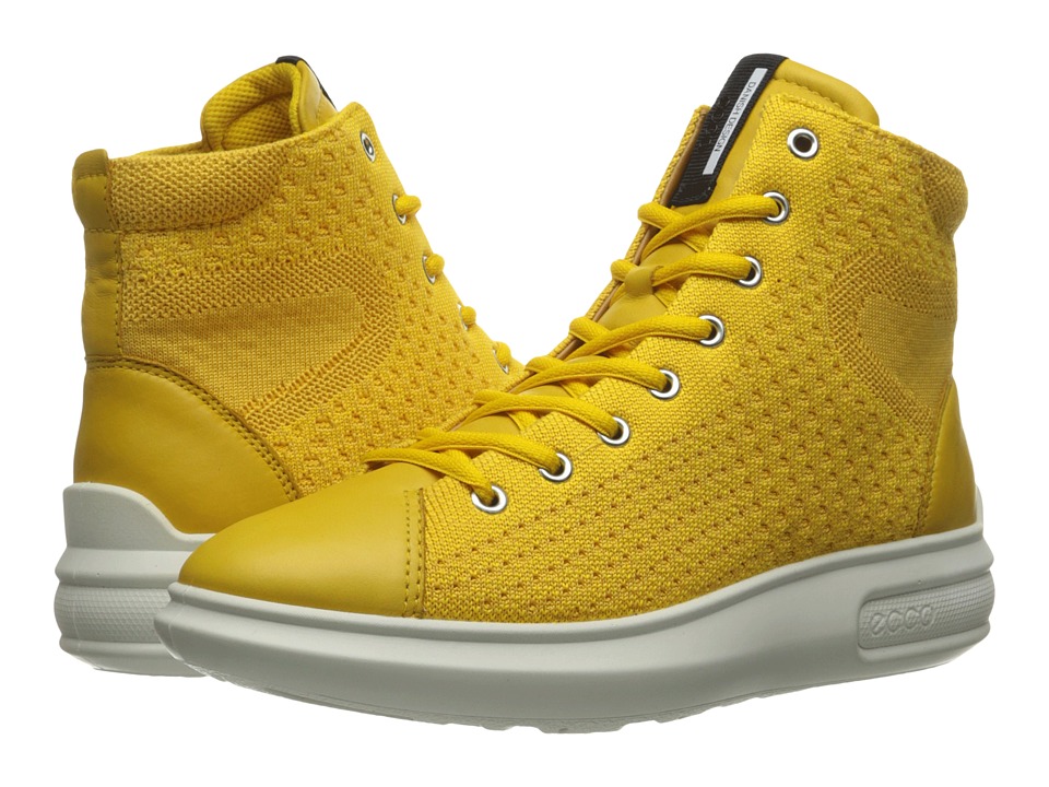 ECCO Soft 3 High Top (Melon/Melon) Women
