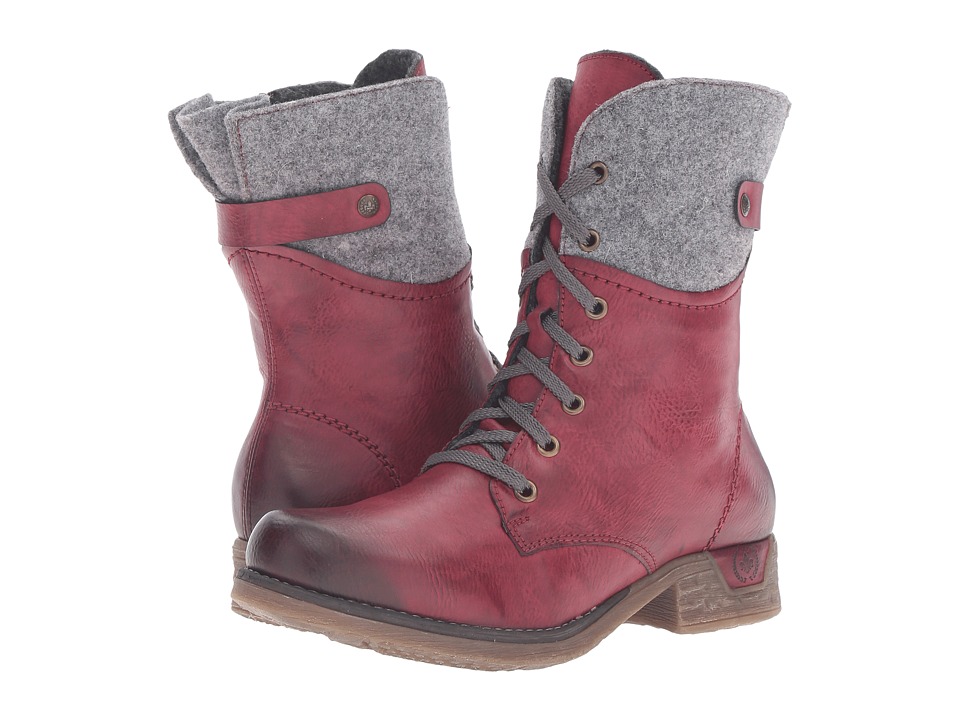 Rieker 79604 (Wine/Granit Eagle/Filz) Women