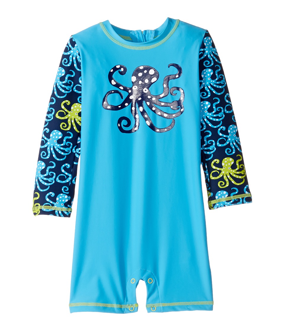 Hatley Kids Deep Sea Octopus Rashguard (Infant) (Blue) Boy