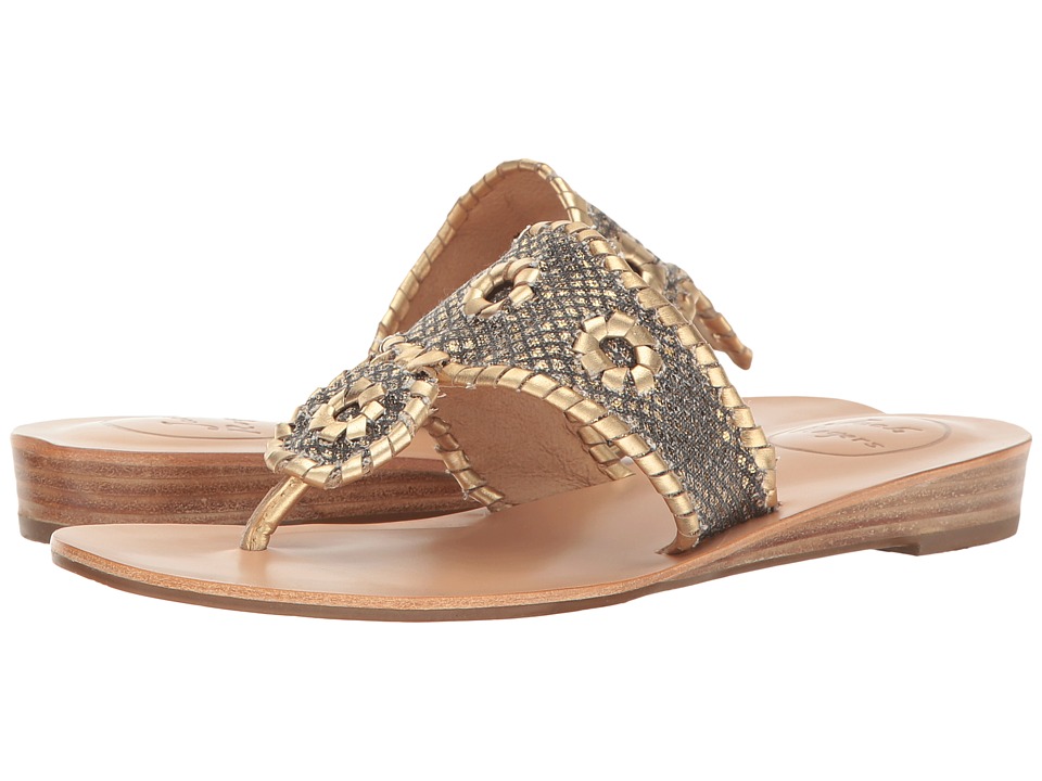 Jack Rogers Carissa (Black/Gold) Women