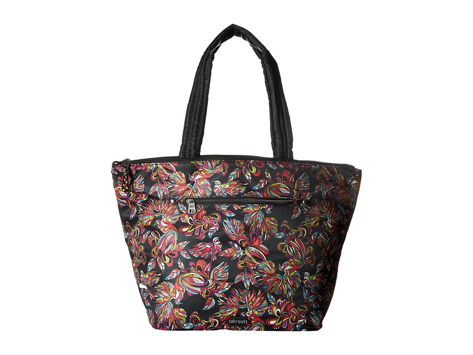 Sakroots - Kota Reversible Nylon Tote (Jet Treehouse) Tote Handbags