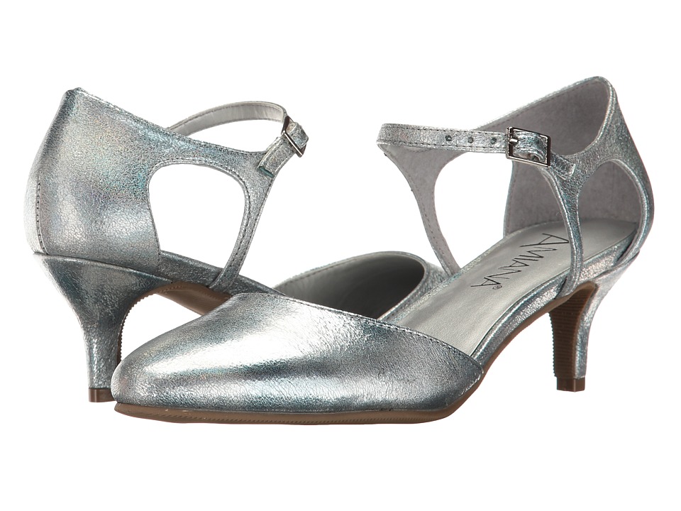 Amiana 15-A5451 (Little Kid/Big Kid/Adult) (Silver Aura Metallic) Girl