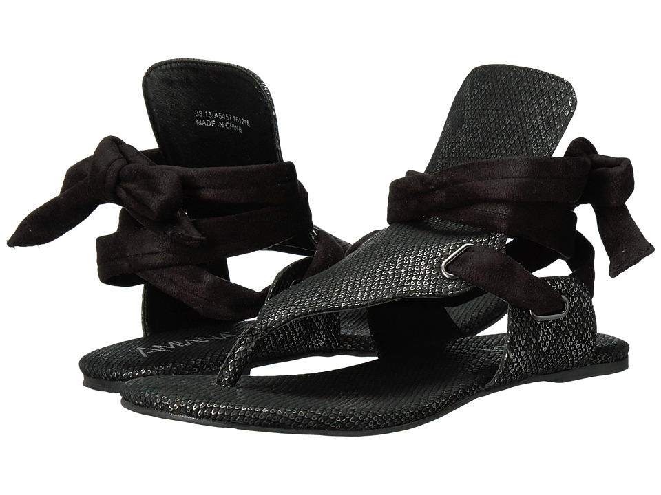 Amiana 15-A5457 (Little Kid/Big Kid/Adult) (Black Viper Suede) Girl