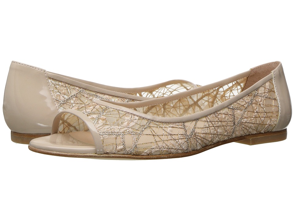French Sole Noir (Beige Chagall Mesh/Patent Leather) Women