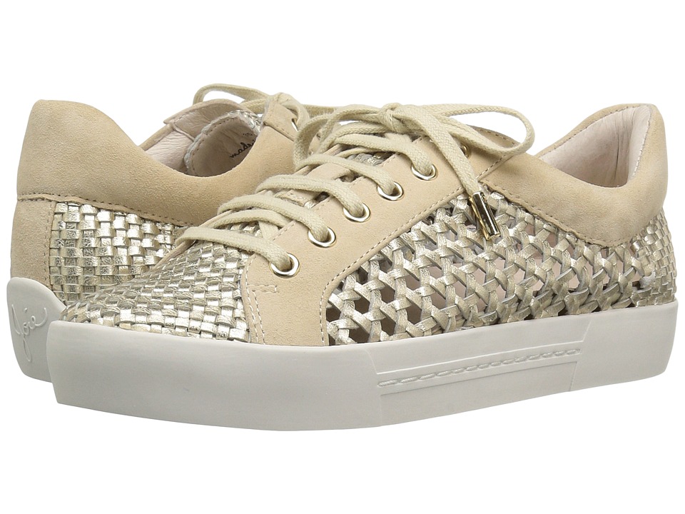 Joie Duha (White Gold Metallic Woven Nappa) Women