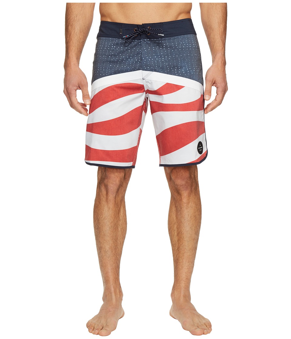 Quiksilver - Crypto Scallop 20 Boardshorts (Navy Blazer) Men