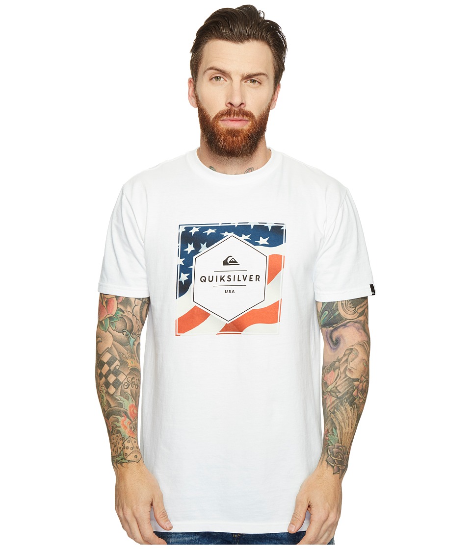 Quiksilver - Stars and Stripes Tee (White) Men