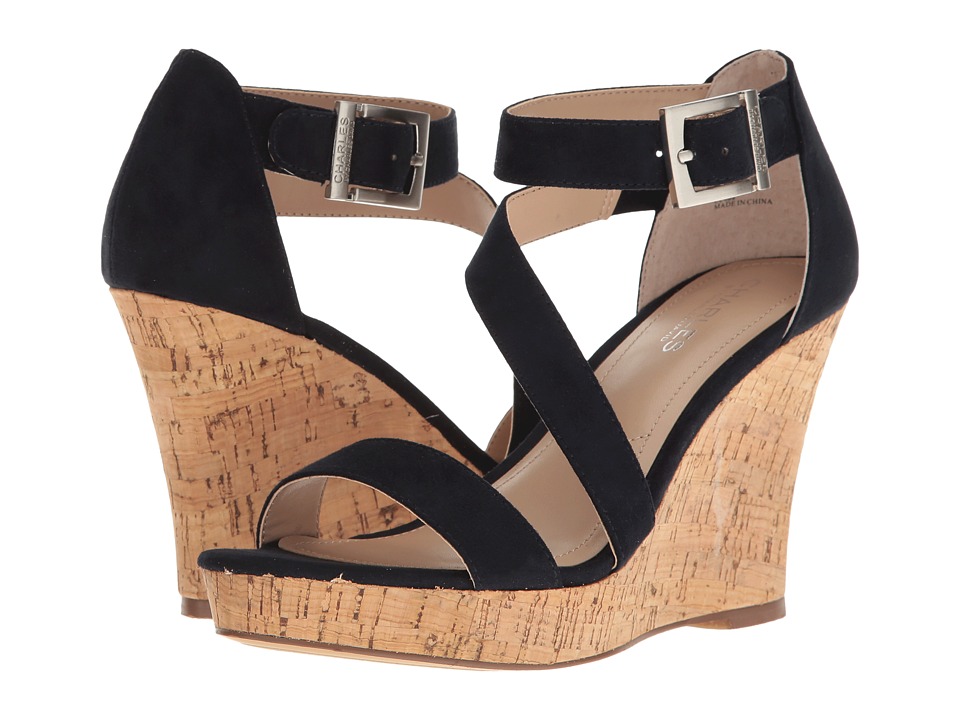 Charles by Charles David Leanna (Navy Microsuede) Women