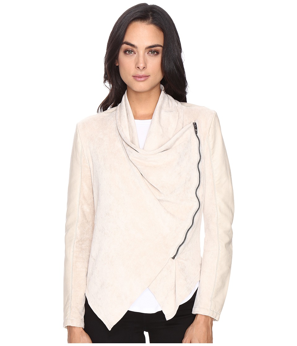 Upc 744199738398 Blanknyc Asymmetrical Zip Faux Leather Sleeve Upc 744199738398 Image For Blank Nyc Faux Suede Beige D Front Jacket In Sunny
