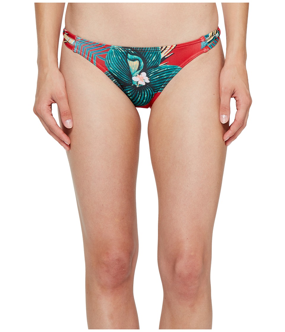 Roxy - Cuba Gang Surfer Bikini Bottom (Salsa Havana Flower) Women